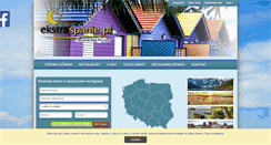 Desktop Screenshot of ekstraspanie.pl